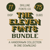 SFC Vintage Fonts Bundle Vol. 1