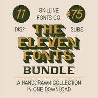 SFC Vintage Fonts Bundle Vol. 1