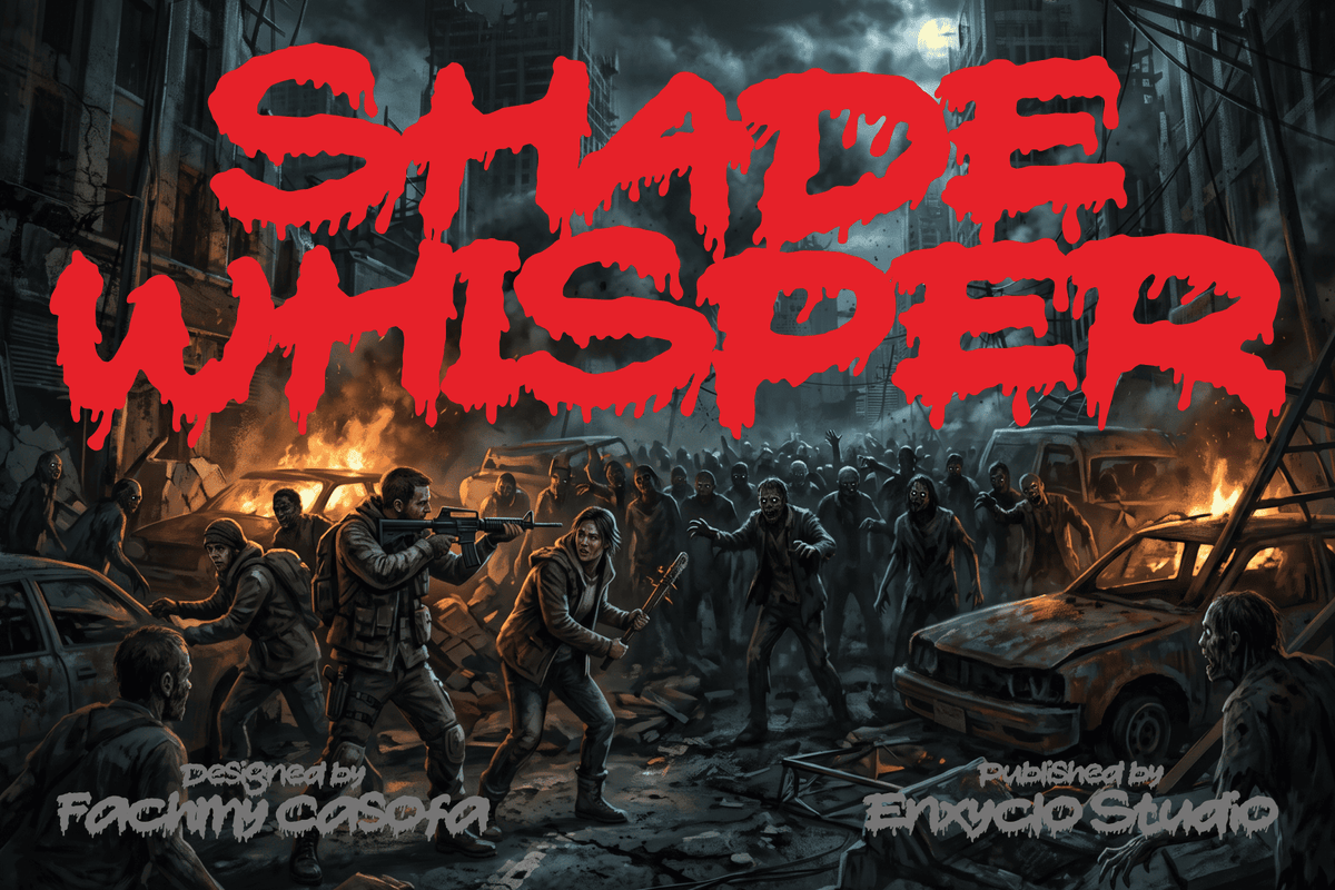 SHADE WHISPER — Horror Font by Enxyclo Studio, preview 13