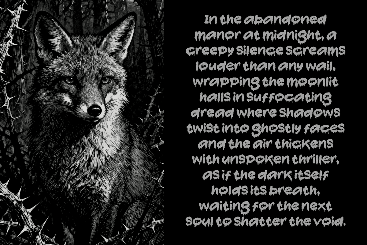 SHADE WHISPER — Horror Font by Enxyclo Studio, preview 5