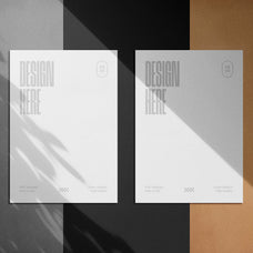 Shadow Overlay Stationery Mockups