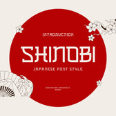 Shinobi Japanese Style Font