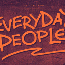 Shoegaze: 1990s Handwriting Font