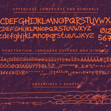 Shoegaze: 1990s Handwriting Font