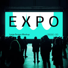 Showcase LED Screen Mockup