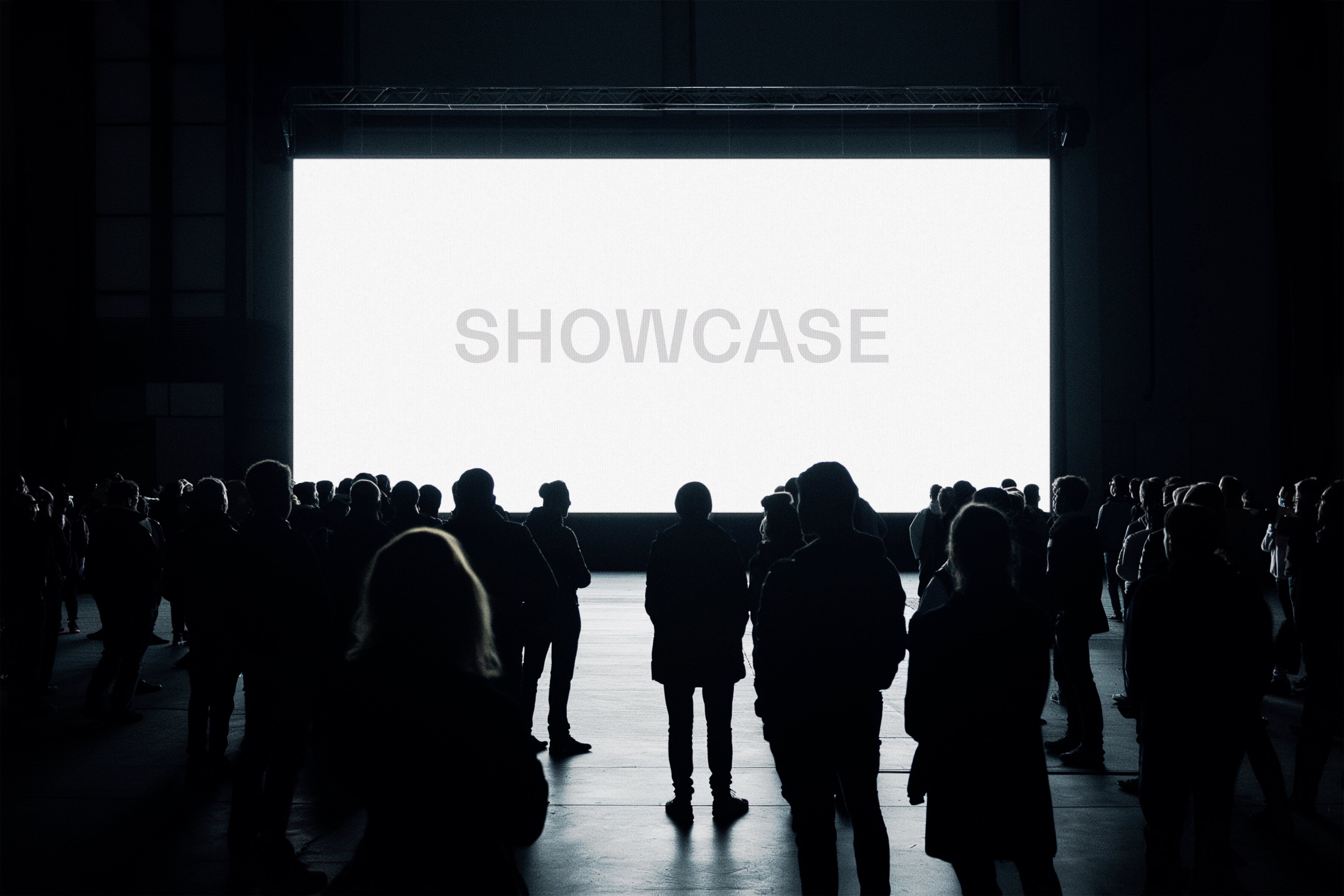 Showcase LED Screen Mockup