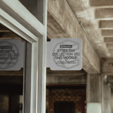Sign on Curtain Wall Mockup