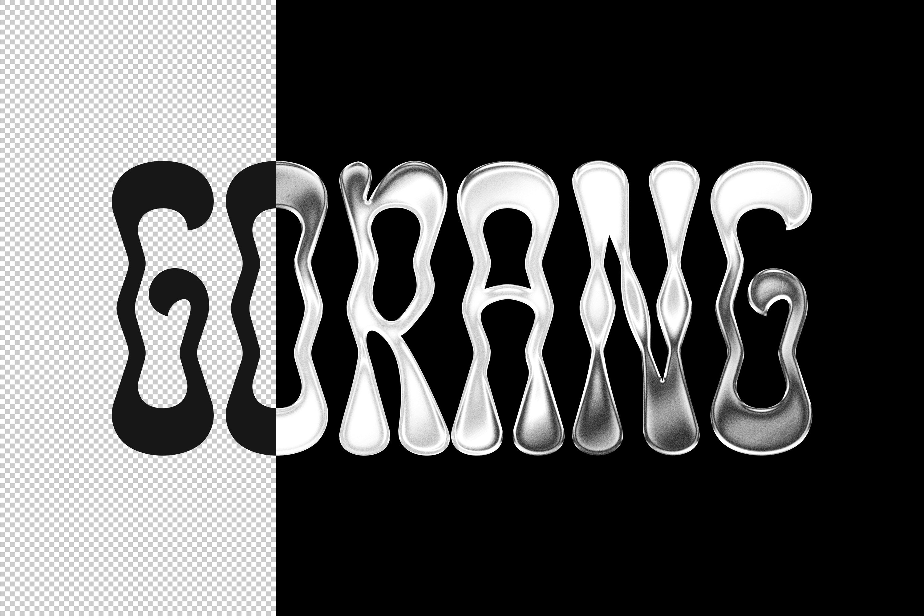 Silver Chrome Effect