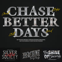 Silver Chrome Typography Text Effect