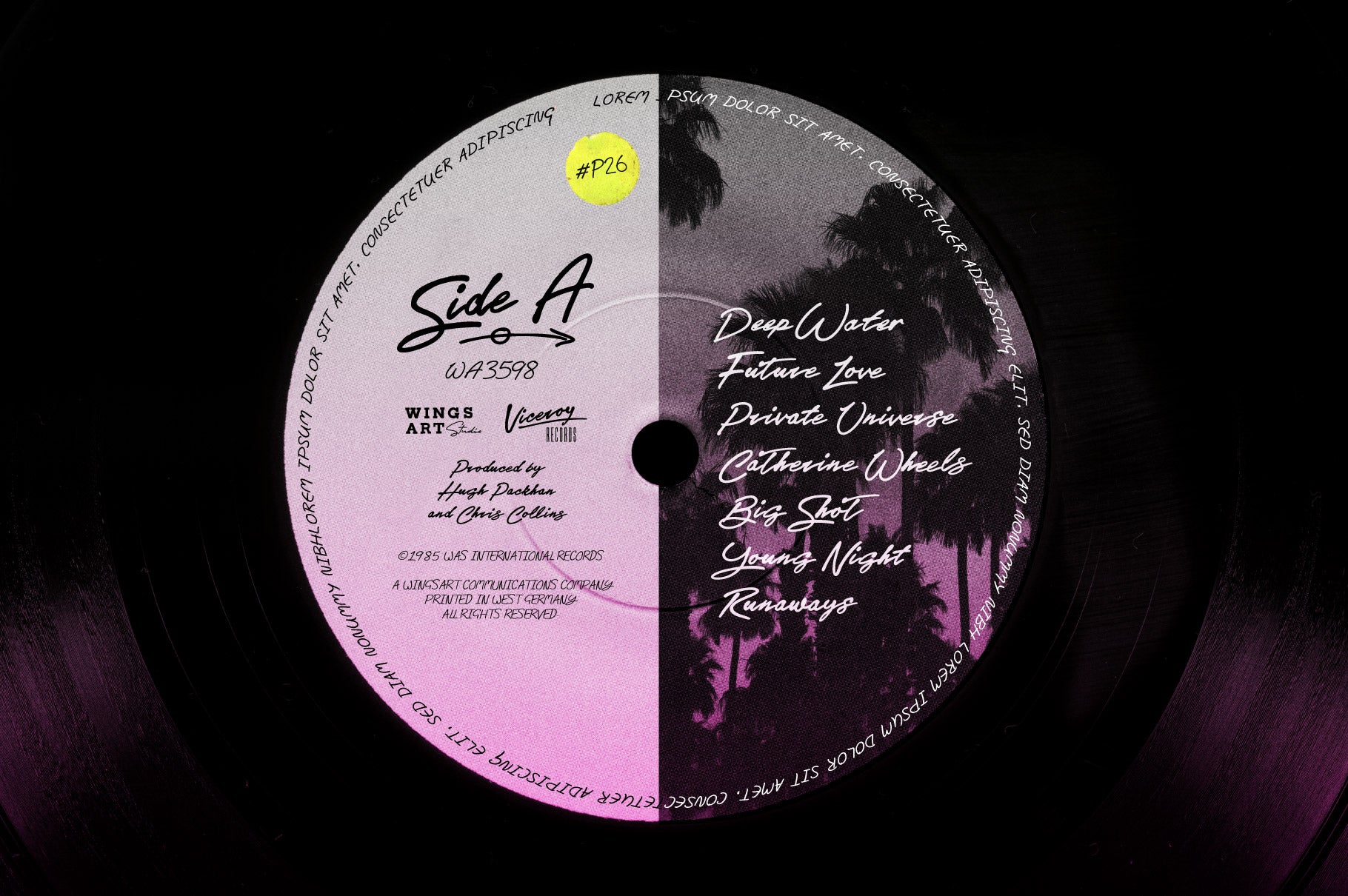 Sleeve Notes: A Font from the Vinyl Age