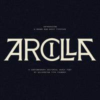SLTF ARCILLA – Editorial Serif Typeface