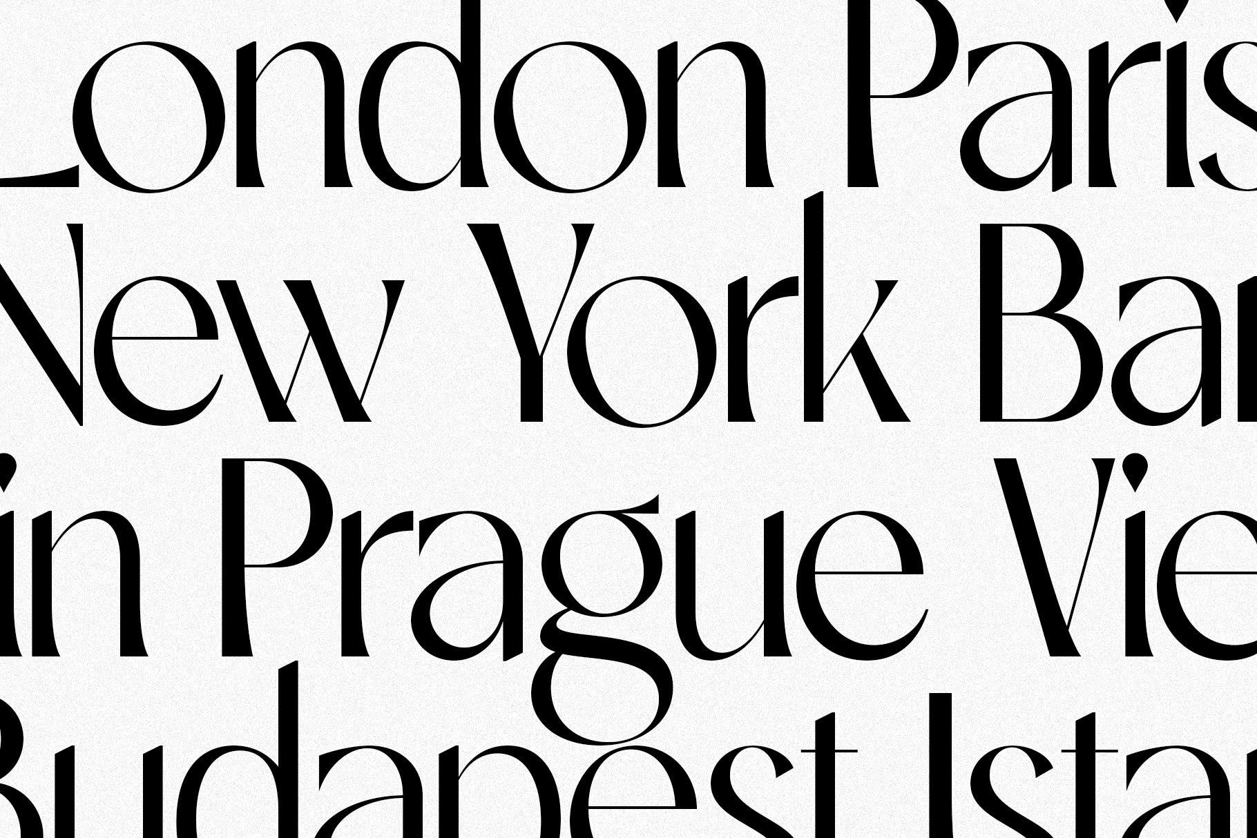 SLTF Night Windfall - Chic Ligature Sans Font