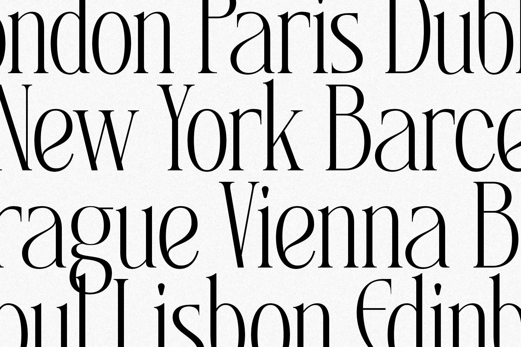 SLTF Rogue Rebellion - Ligature Serif Font
