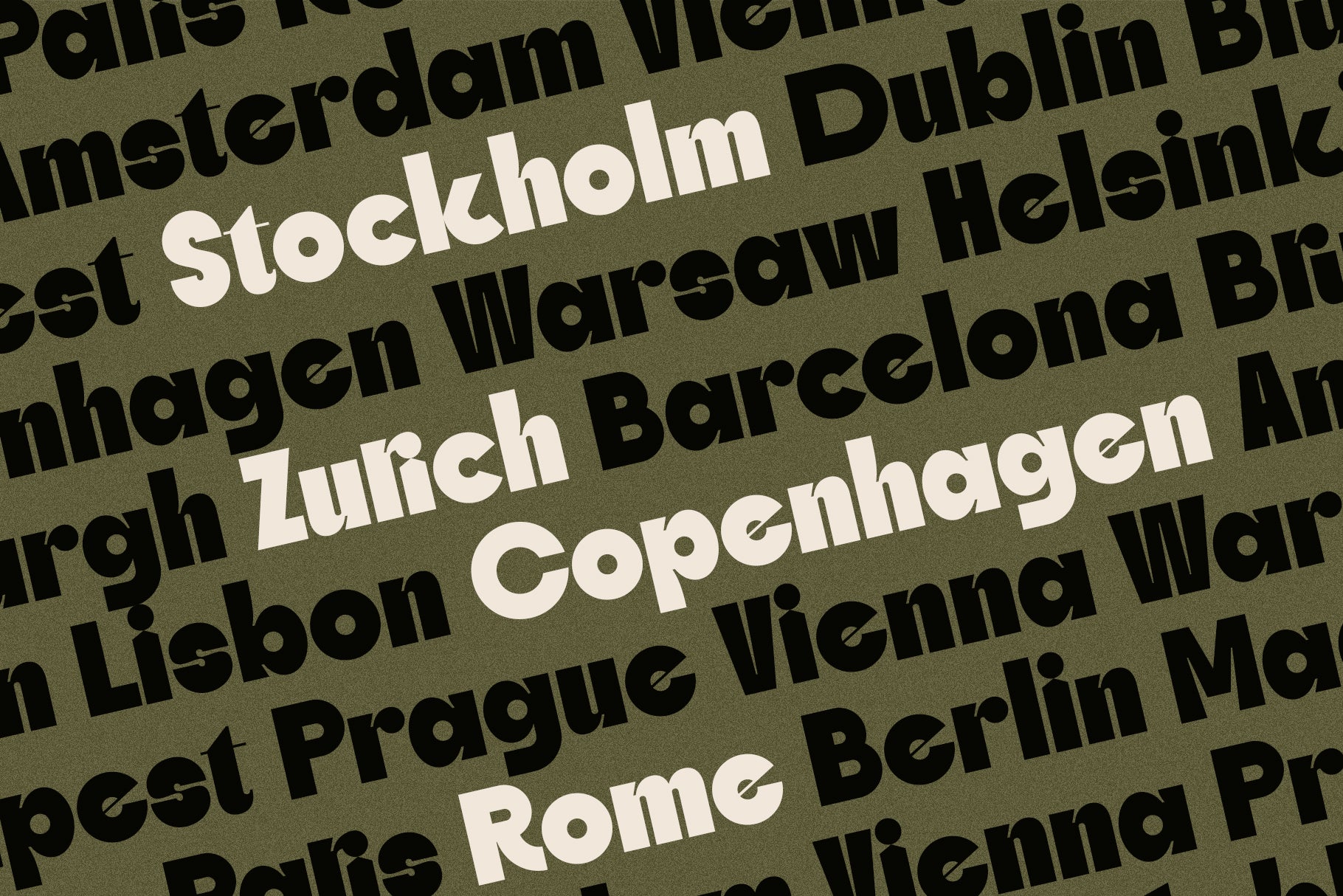 SLTF Skybury - Bold Sans Serif Typeface