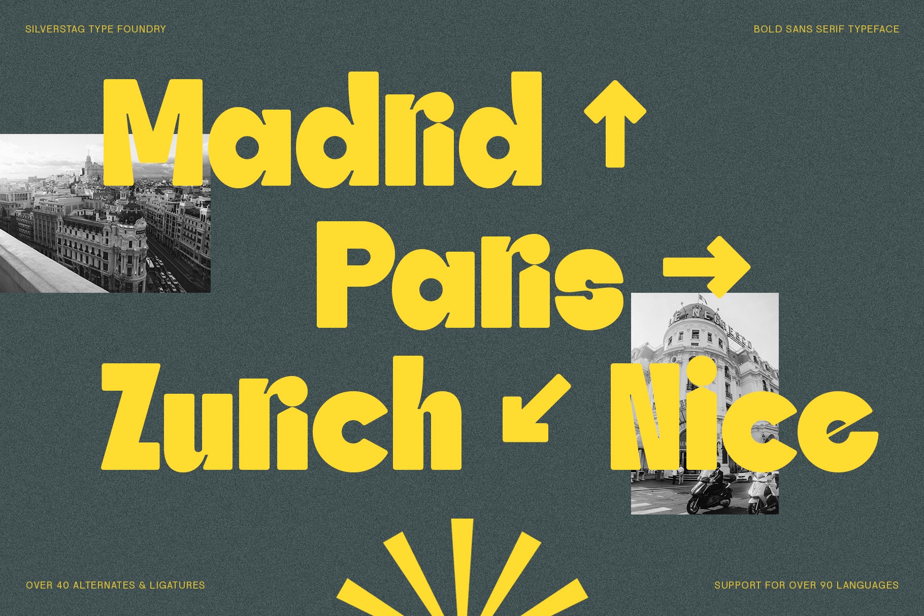 SLTF Skybury - Bold Sans Serif Typeface