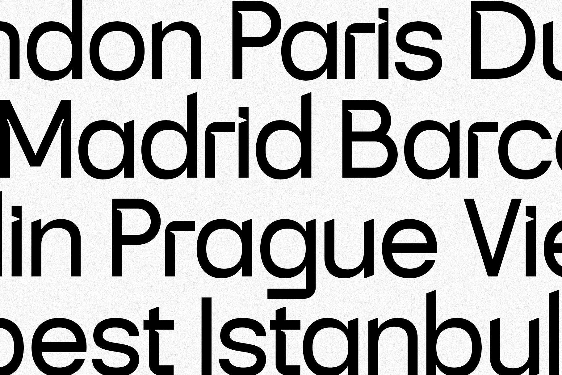 SLTF Skyling - Geometric Grotesk Sans Serif Typeface