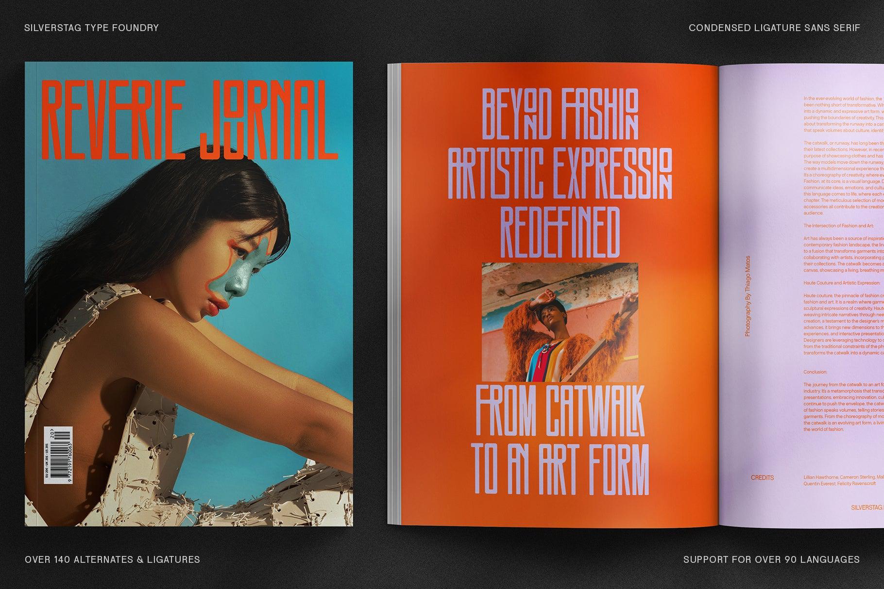 SLTF Snowpack - Ultra Condensed Typeface