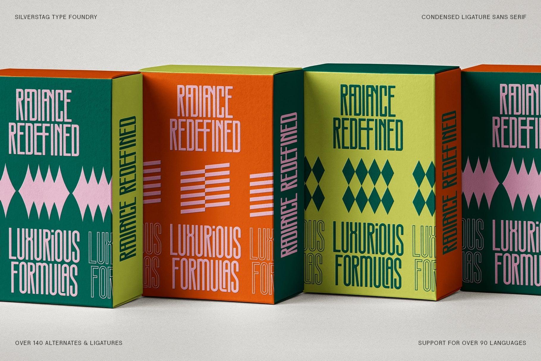 SLTF Snowpack - Ultra Condensed Typeface