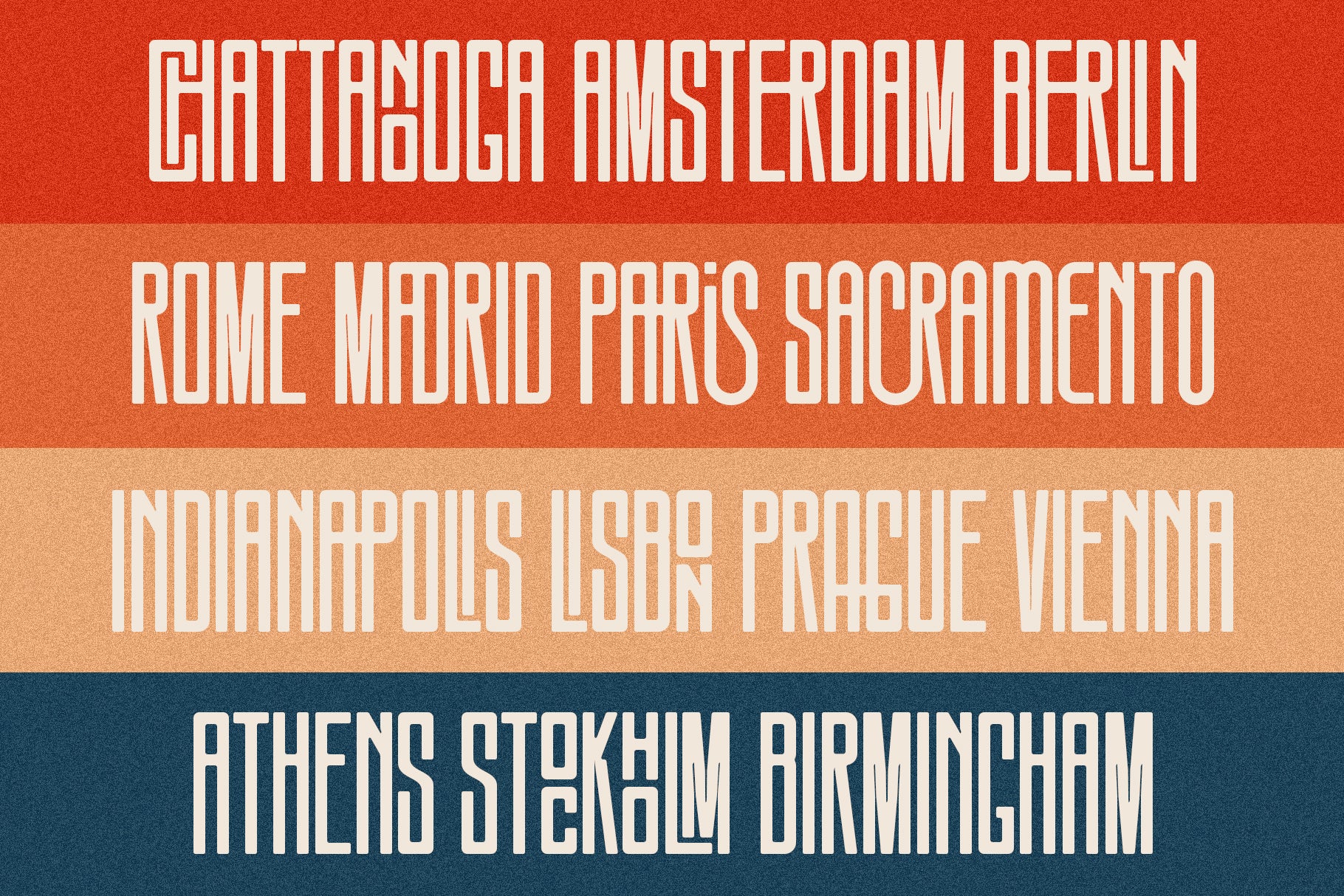 SLTF Snowpack - Ultra Condensed Typeface