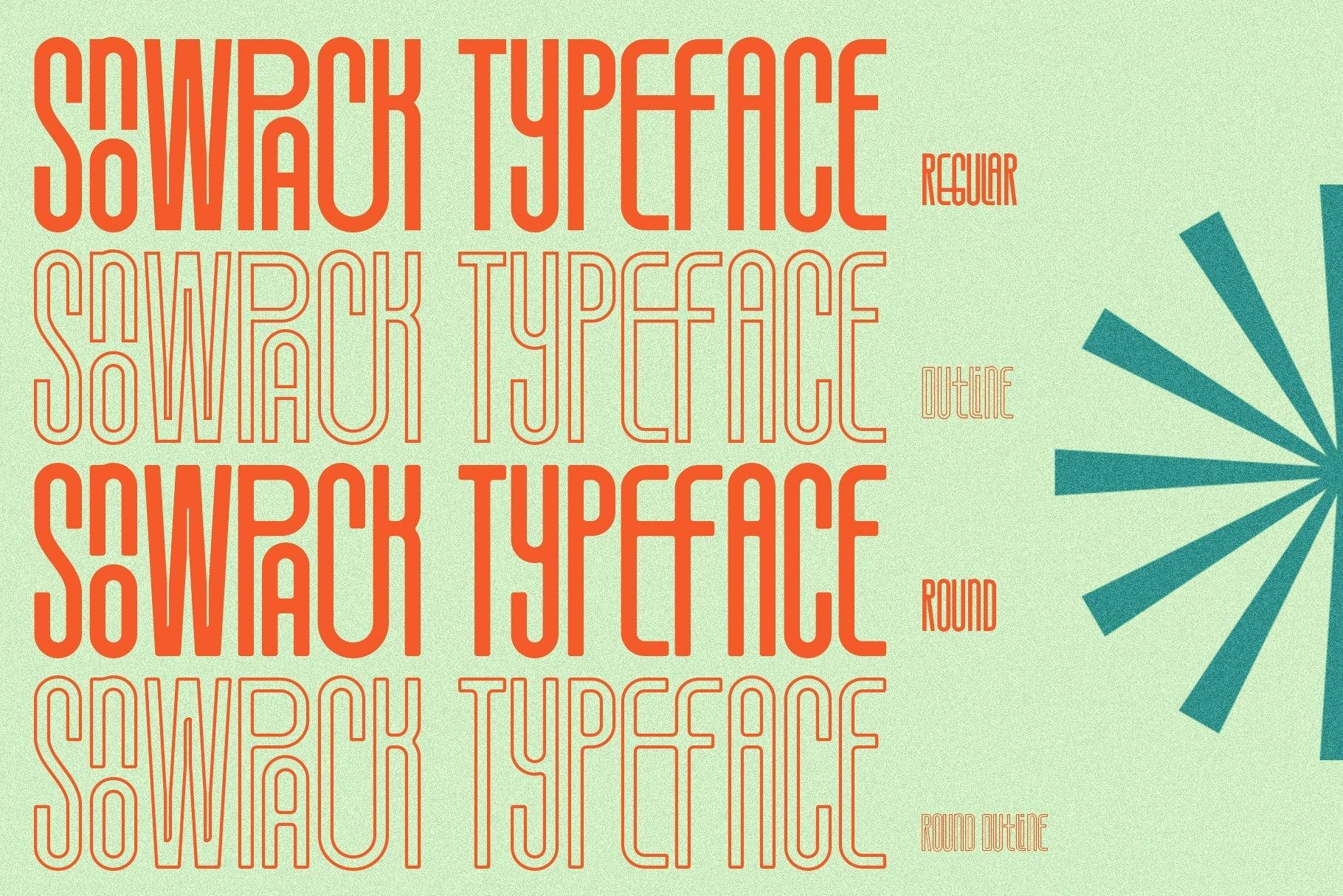 SLTF Snowpack - Ultra Condensed Typeface