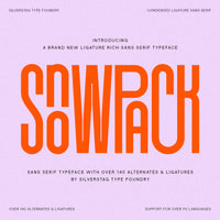 SLTF Snowpack - Ultra Condensed Typeface
