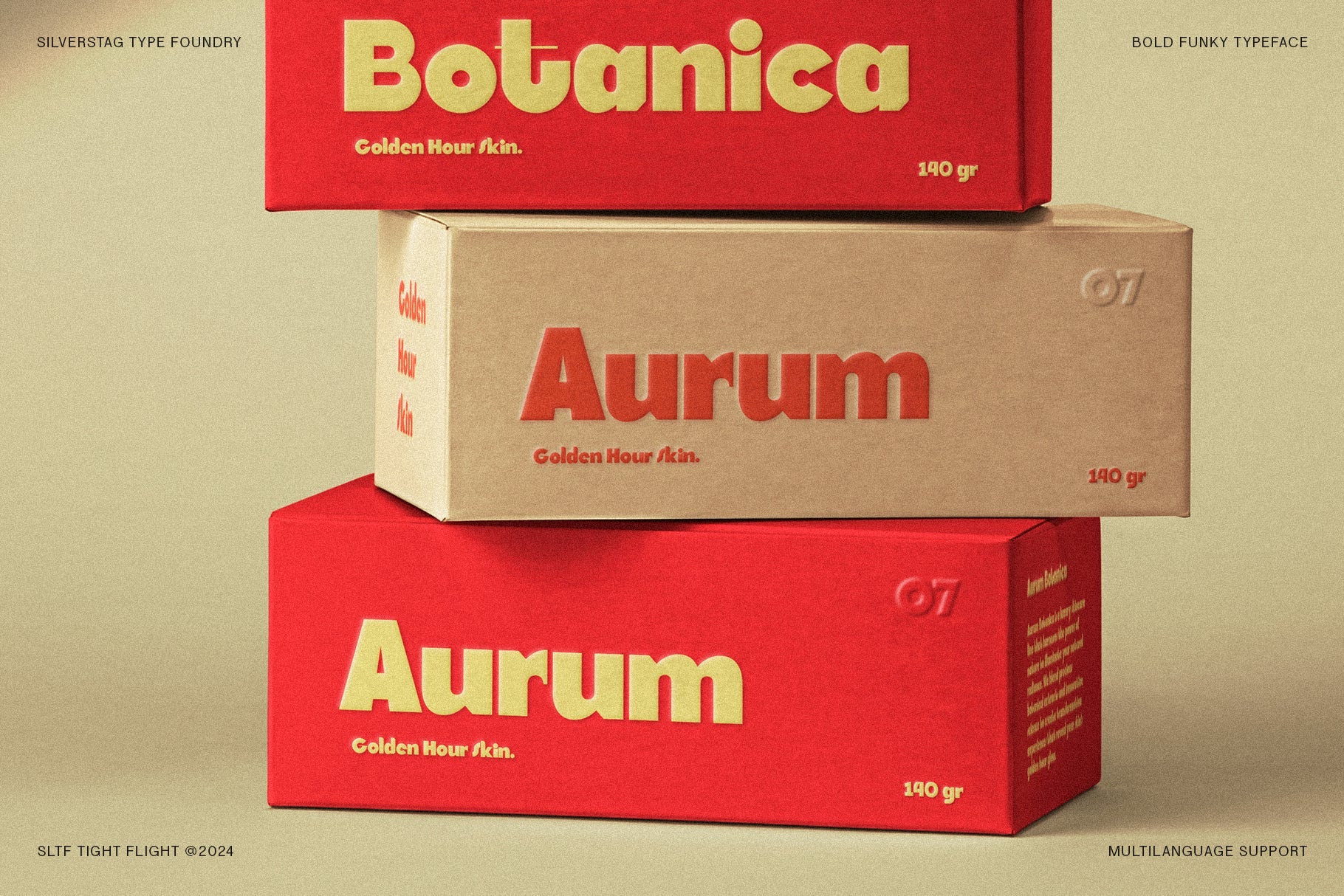 SLTF Tight Flight - Bold Funky Font