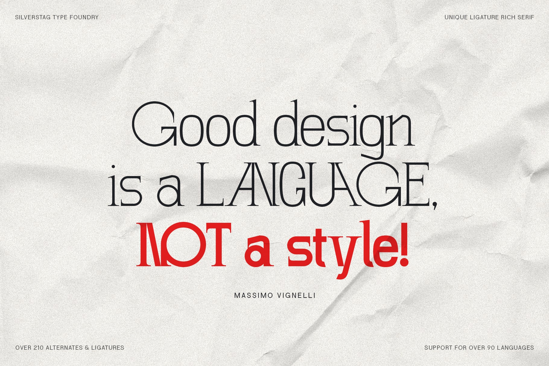 SLTF Winner Baroque - Ligature Rich Serif Typeface