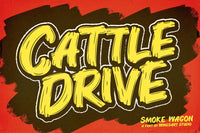 Smoke Wagon - A Western Brush Font