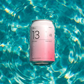 Soda Can Mockup in Pool