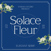 Solace Fleur Elegant Serif Font