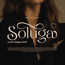 Soluga - Luxury Elegant Serif Font by Ragamkata Studio, preview 1