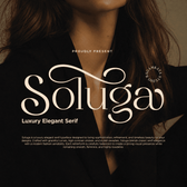 Soluga - Luxury Elegant Serif Font