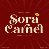 Sora Carnel - Retro Serif Font