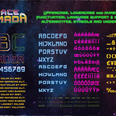 Space Armada - A Retro Future Font