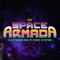 Space Armada - A Retro Future Font