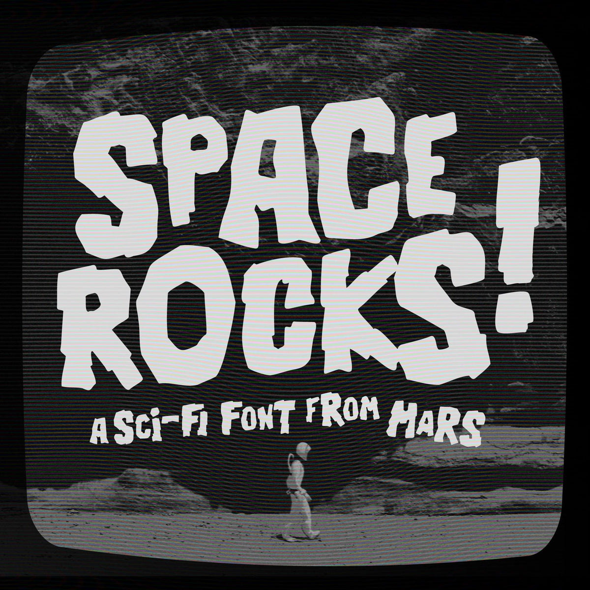 Space Rocks! A Retro Sci-Fi Font Inspired by 1950s Television Serials Desktop