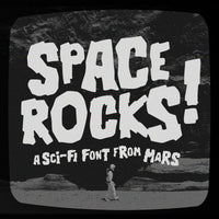 Space Rocks! A Retro Sci-Fi Font Inspired by 1950s Television Serials