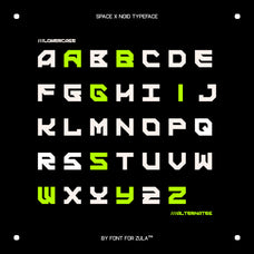 Space X Noid Typeface