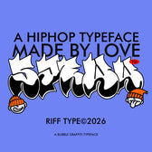Speww - Explosive Hip-Hop Bubble Graffiti Font