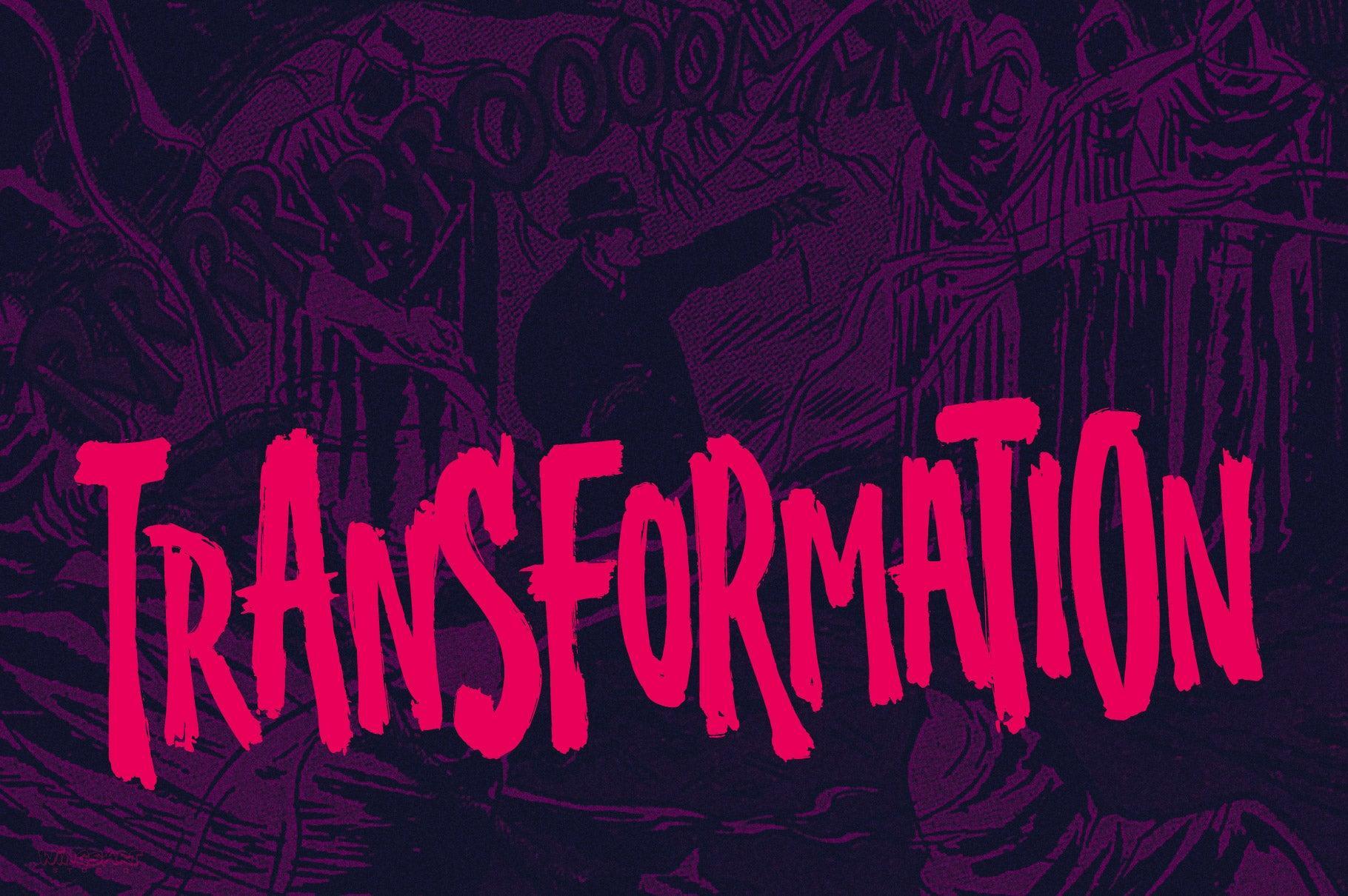 Splatterpunks - A Halloween Brush Font