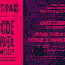 Splatterpunks - A Halloween Brush Font
