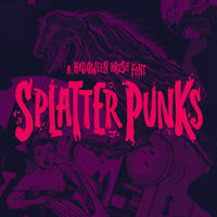 Splatterpunks - A Halloween Brush Font