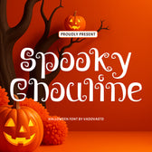 Spooky Ghouline Halloween Font