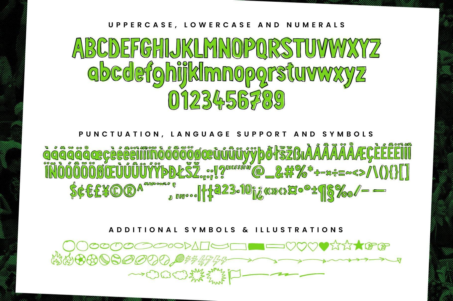 Sports Fan - A Handwritten Placard Font