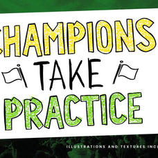 Sports Fan - A Handwritten Placard Font