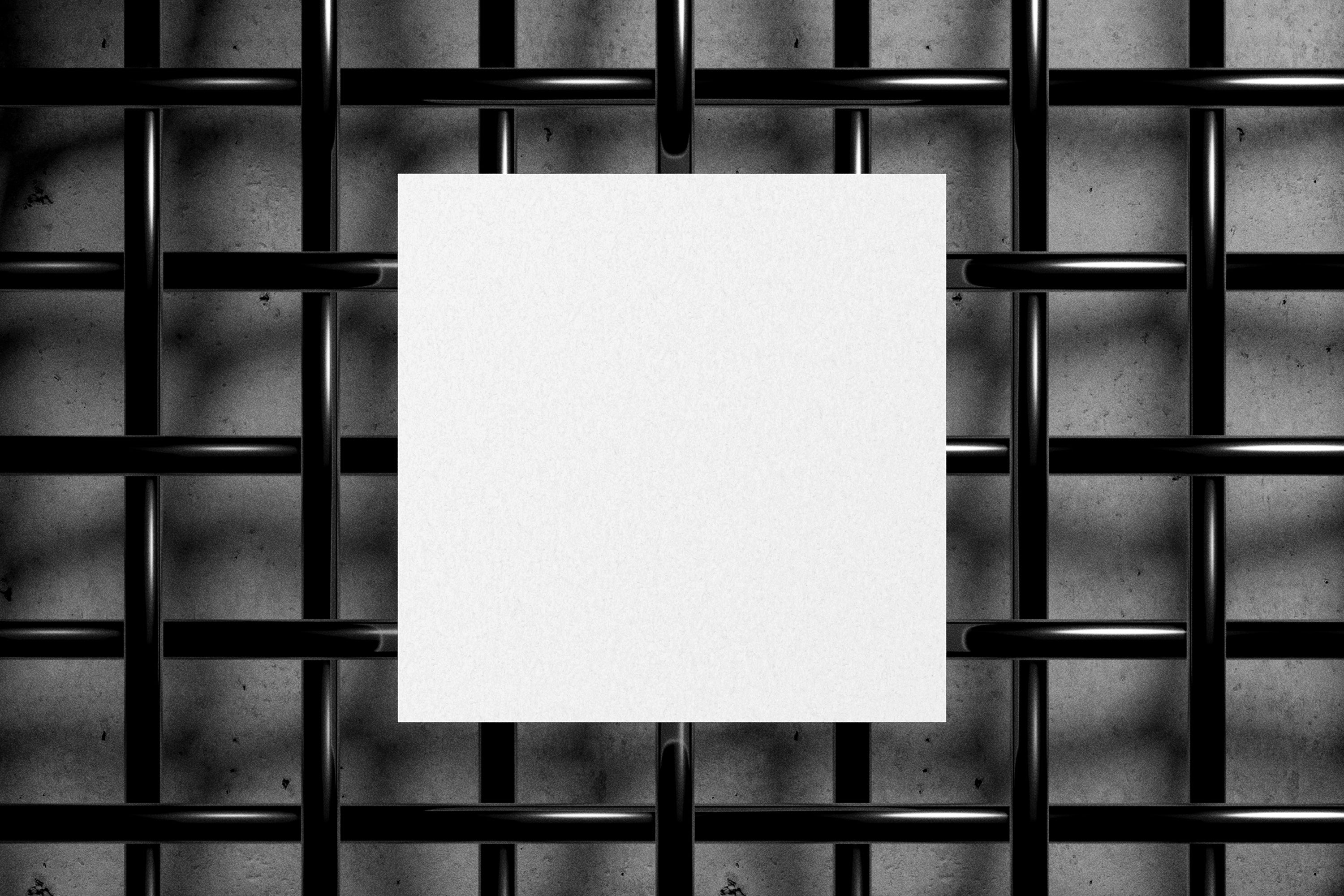 Square Business Card Mockup