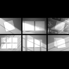Square Magazine Mockups Set