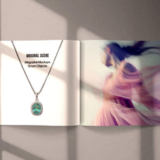 Square Magazine Mockups Set