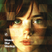 Square Mosaic Blur Effect