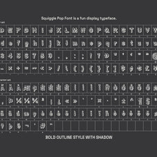 Squiggle Pop Font - Fun Display Typeface